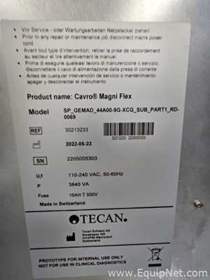 Manejadora de Líquidos Tecan Cavro Magni Flex