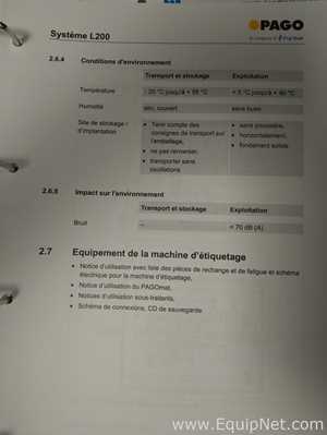 Pago L200 labeler