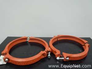 Lot Of 2 Victaulic 14-24 Inches Style 07 Zero-Flex Rigid Couplings