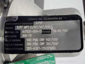  Cashco Inc. 3/4 Inch NPT D SST/SST/S36. 4 Polegadas
