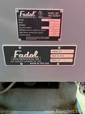 Fadal 907-1 VMC 6030HT CNC Vertical Machining Center