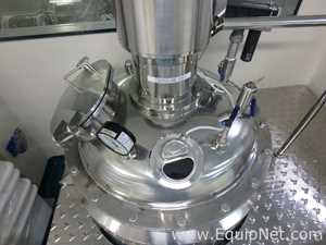 Portable Stainless Steel Vertical Mixing Tank Capacity 120 L with Agitator on Top