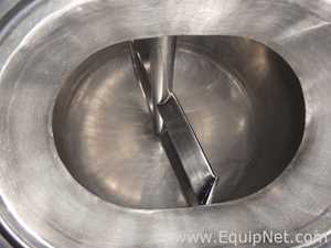 Portable Stainless Steel Vertical Mixing Tank Capacity 120 L with Agitator on Top