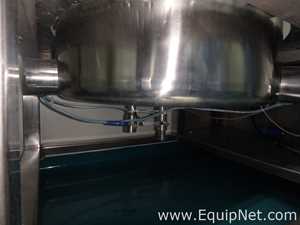 Portable Stainless Steel Vertical Mixing Tank Capacity 120 L with Agitator on Top