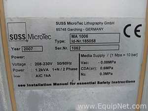 Karl Suss MicroTec MA 1006 Mask Aligner
