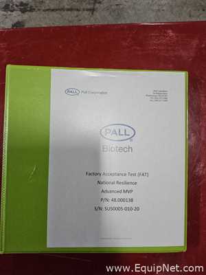 Biorreactor Pall Corporation Advanced MVP