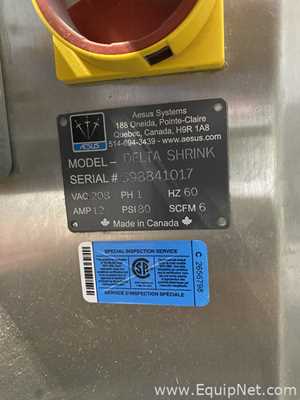 Rotuladora de Gargalo Aesus Packaging Systems Inc  Delta Shrink