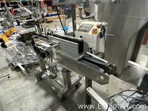 Pack Leader PL-501 Pressure Sensitive Wrap Labeler with Speedway SPM-20 Top Labeler