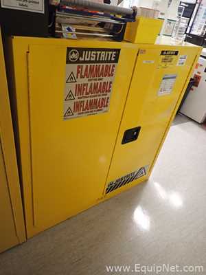Armário de Armazenamento para Inflamáveis JustRite Requisitos de Ar 30 GALS