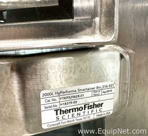  Thermo Fisher Scientific 2000L Hyperforma Smartainer