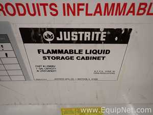 Lote de 2 Gabinetes de Almacenamiento de Inflamables JustRite Requisitos de aire 7 GALS.  7 Galones
