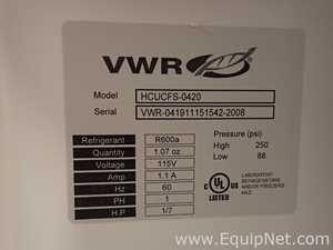 lote de  4 Unidade de Refrigeração VWR HCUCFS-0404