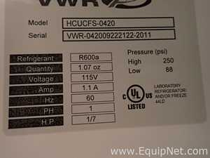 lote de  4 Unidade de Refrigeração VWR HCUCFS-0404