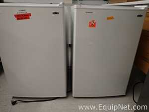 Lot of 2 Summit FS603 Undercounter Freezer