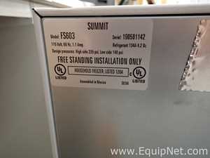 Lot of 2 Summit FS603 Undercounter Freezer