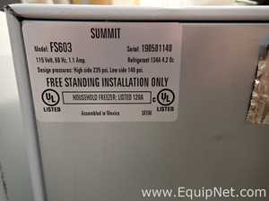 Lot of 2 Summit FS603 Undercounter Freezer
