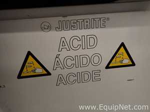 Lote de 2 Gabinetes de Almacenamiento de Inflamables JustRite Requisitos de aire 7 GALS