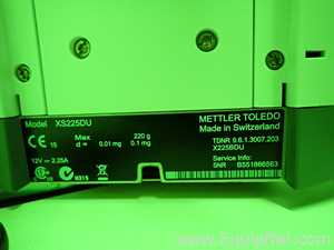Mettler Toledo XS225DU Dual Range Balance