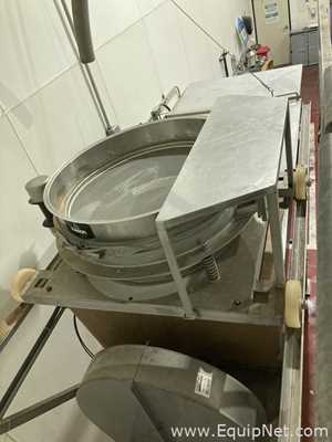 62 Cu. Ft. Sanitary Stainless Steel Double Ribbon Blender With 30 Inch Kason Screener
