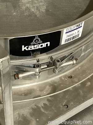 62 Cu. Ft. Sanitary Stainless Steel Double Ribbon Blender With 30 Inch Kason Screener