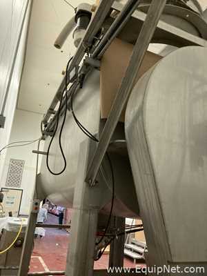62 Cu. Ft. Sanitary Stainless Steel Double Ribbon Blender With 30 Inch Kason Screener