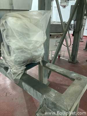 62 Cu. Ft. Sanitary Stainless Steel Double Ribbon Blender With 30 Inch Kason Screener