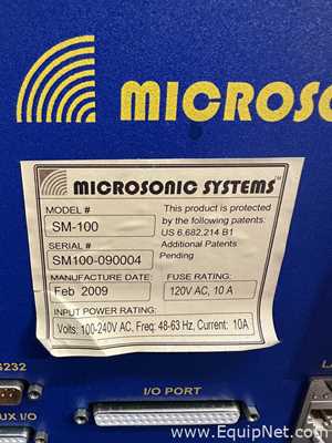 Procesador Microsonic Systems SM-100