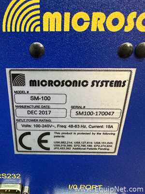 Procesador Microsonic Systems SM-100