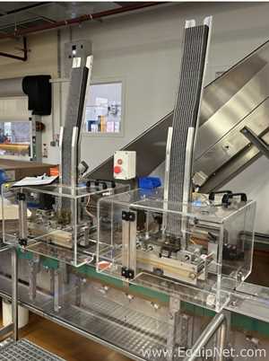 SIG Schweizerische HSL Sachet Filling and Sealing Machine with UHLMANN C2205 Cartoner