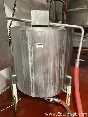 Tanque Acero inoxidable Metal Glass Products Co . 160 Galones