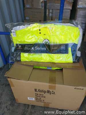 Lot Of 643 ML Kishigo Different Sizes JS140 Premium Black Series Parka Jackets