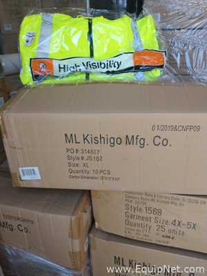 Lot Of 643 ML Kishigo Different Sizes JS140 Premium Black Series Parka Jackets