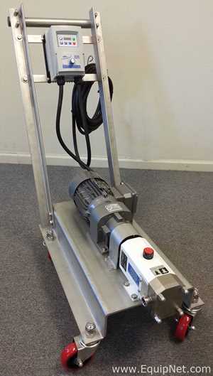 Inoxpa SLR 0-20 OD CL Lobe Pump on Cart