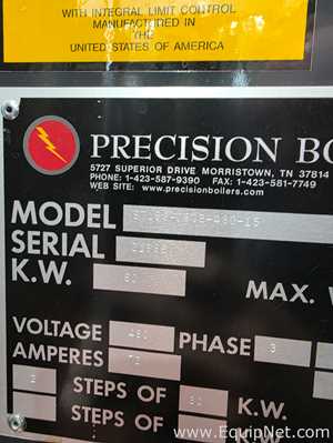 Precision Boilers ST16S-060B-480-15 60kW Electric Steam Boiler