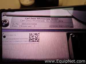 Microscopio Carl Zeiss Axio Observer 3