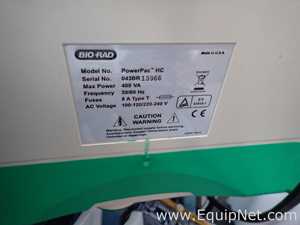Lot of Bio-Rad PowerPac HC Electrophoresis Power Supplies with Gel Tanks