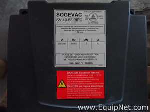Leybold Sogevac SV 40-65 BIFC Rotary Vane Vacuum Pump