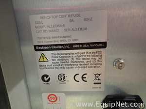 Centrífuga para laboratorio Beckman Coulter Allegra 6