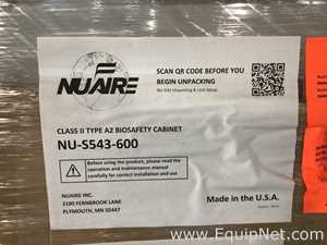 Cabina de Seguridad Biológica Nuaire NU-S543-600. Sin usar