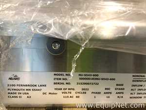 Cabina de Seguridad Biológica Nuaire NU-S543-600. Sin usar