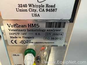 Abaxis VetScan HM5 Veterinary Hematology Analyzer