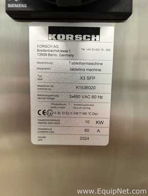 Compressora de Comprimidos Korsch X3 SFP