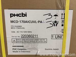 Unused PHCBI MCO-170AICUVL-PA 5.8 Cubic Foot Incubator