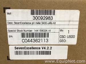 Unused Mettler Toledo SevenExcellence pH meter S400-uMix-Kit With SevenExcellence EQ Pac