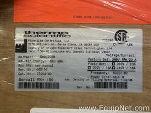 Centrífuga para Laboratórios Thermo Scientific Sorvall WX+ 100. Sem Uso