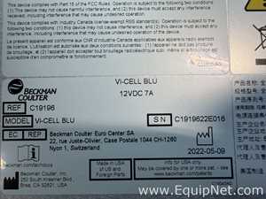 Unused Beckman Coulter Vi-Cell BLU Cell Viability Analyzer