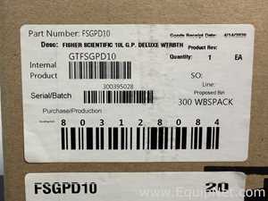 Unused Fisher Scientific FSGPD10 10L Water Bath