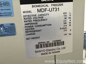 Congelador Sanyo Electric Co LTD MDF-U731