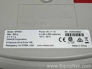 Báscula Ohaus Corporation SPX621
