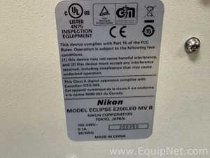Nikon Eclipse E200LED Microscope